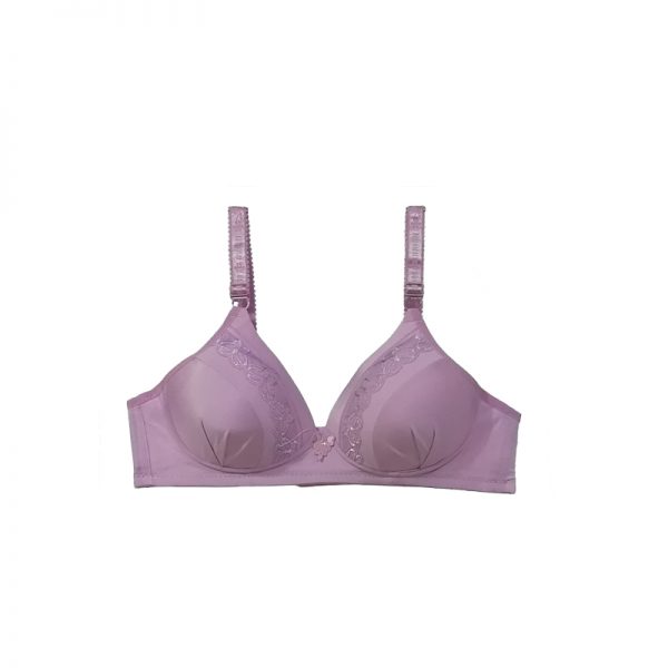 Lightly padded molded cup bra