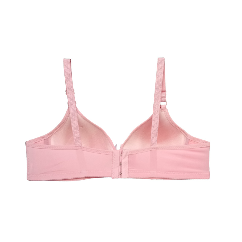 Light Padded Molded Cup Bra With Lace & Ribbon 