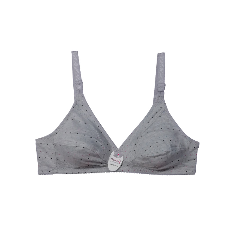 Plain Cotton Blend Women's Lightly Padded Bra For Daily Use at Rs