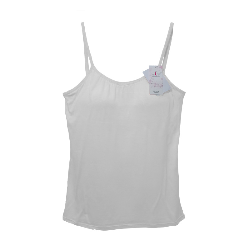 Women Camisole with Built-in Padded Bra Adjustbale Spaghetti Strap Tank Top  Cami